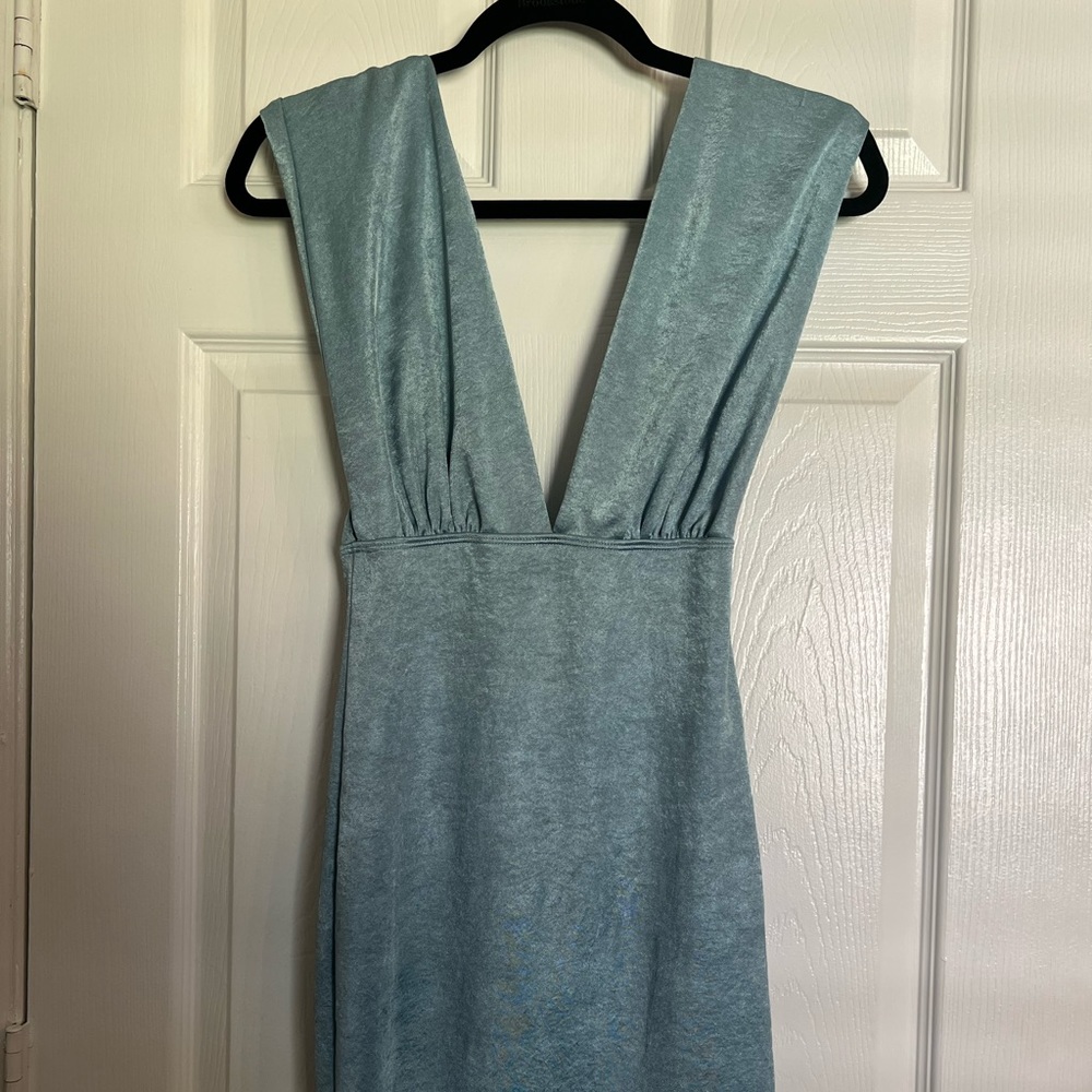 Blue dress